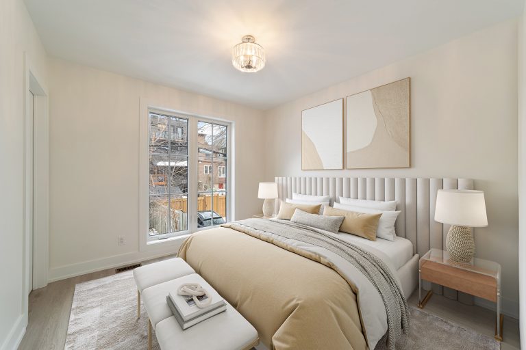 Riverdale laneway suite bedroom